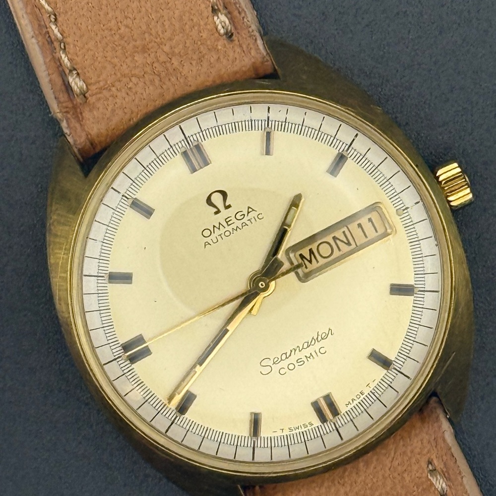 Omega Seamaster Cosmic Gold Watch